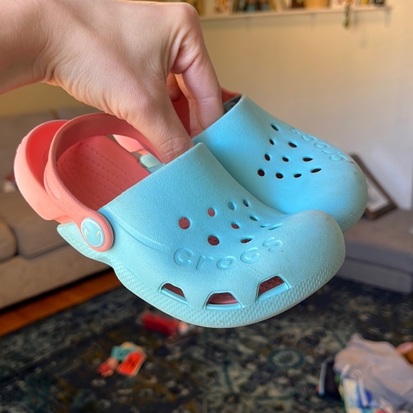 CROCS Other - pastel kid crocs